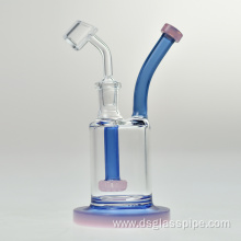 Wholesale Hot Products Green Frosted Glass Smoking Tobacco Water Pipe with showerhead perc